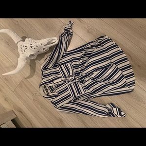 Express striped button up shirt! Perfect for work!